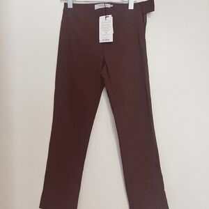 M.M. LaFleur. Brown (mahogany). Power stretch pants.